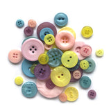 Buttons Galore and More Basics & Bonanza Collection Extensive Selection of Novelty Round Buttons for DIY Crafts, Scrapbooking,