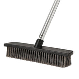 Eyliden Push Broom, 11.5inch, Heavy Duty Moss Wire Scrub Brush