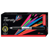 Bic MarkIt Permanent Marker, Fine Tip, Black, Dozen (BICGPM11BK)