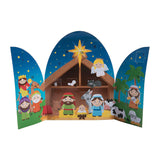 Fun Express Paper Nativity Advent Calendar for Christmas Stationery Calendars Calendars Christmas 12 Pieces
