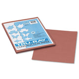 Pacon 103025 TruRay Construction Paper, 76 lbs., 9 x 12, Warm Brown, 50 Sheets/Pack