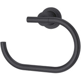 Pfister Contempra Matte Black -Towel Ring for Bathroom BRBNC1B