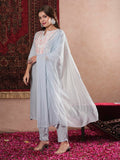 Gosriki Women'S Cotton Blend Embroidered Straight Kurta With Pant & Dupatta (Gudali Blue-Vks07-Gs_Xxl_Blue_Xx-Large),Blue,2,B0DM1XMNYQ