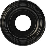 Ekena Millwork 10OD x 3 1/2ID x 1 1/8P Traditional Thermoformed PVC Ceiling Medallion (Fits Canopies up to 5 1/2), Textured Meta