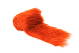 FabricLA Orange Shaggy Plush Faux Fur Strips - Craft Fur for Gnomes, Cosplay, and DIY Projects | 4 X 60