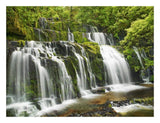 Waterfall Purakaunui Falls, New Zealand-Paper Art-26,,X20,,