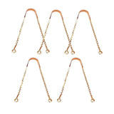 Nurpi Copper Zig Zag Design Tongue Cleaner For Bad Breath Pack Of 5