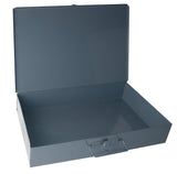 Durham 12395 Gray Cold Rolled Steel Large Empty Metal Shell, 18 Width x 3 Height x 12 Depth