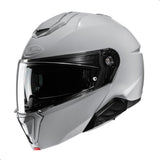 HJC i91 Solid Modular Motorcycle Helmet with HJ-33 Pinlock Shield, DOT Approved (N Gray, Large)