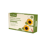 Itsy Bitsy Diy Sunflower Crochet Fashion Accessories Kit Makes 4 | Beginner Crochet Craft Set | Make Sunflower Keychains Bag Cha
