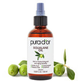 PURA D'OR 3.38 Oz Squalane Oil - Non-GMO 100% Pure & Natural - Moisturizer For Face, Hair And Body - Vegan, Cruelty-Free with An