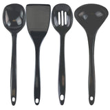 Reston Lloyd 100% Melamine Kitchen Utensil Set, Non Scratching Ladle, Spoon, Slotted Spoon & Spatula, Easy To Hold, Set of 4, Ch