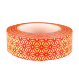 allydrew Colorful Patterns Japanese Washi Masking Tape - Orange Starry Flower