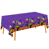 Halloween Party Disposable Tablecloth, Plastic Table Cover for Halloween decorations, 3 PCS, 54  x108  