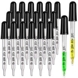 Teenitor 20Pack Eye Dropper 1mL, Droppers for Oils, Medicine Dropper Glass Dropper, Straight-Tip Eye Dropper Pipette Dropper for