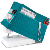 Addicted DEPO Sewing Machine Cover with Convenient Pockets - Protective Quilted Dust Cover Pro - Universal for Most Standard Sin