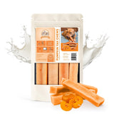 KATHMANDU'S 100% Natural Pumpkin Flavor Yak Chews - Keep Dogs Busy & Happy with Our Lactose & Rawhide Free Himalayan Dog Chews -