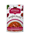 Rachael Ray Nutrish Purrfect Broths Natural Wet Cat Food, Tasty Tuna Recipe with Flaked Tuna & Veggies, 1.4 Ounce Pouch (Pack of