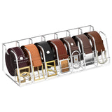 Niubee Belt Organizer - Acrylic Belt Storage Holder With 7 Compartments And Display Stand -Like New