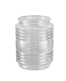 Aspen Creative 23603-01, Replacement Clear Jelly Jar Glass Shade,Use For Indoor And Outdoor, 3-5/8Dia x 4-3/4H/Fitter 3-1/4