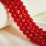 45pcs 8mm Natural Carnelian Beads Gemstone Beads Round Loose Beads for Jewelry Making