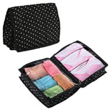 Kuber Industries Pack Of 2 Travel Kit For Toiletries | Polka Dots Bathroom Toiletry Organiser & Vanity Storage Bag/Pouch For Wom