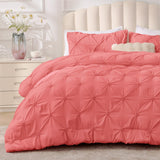 BEDELITE Queen Comforter Set Coral,Lightweight & Soft Comforter