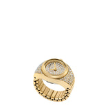 Fossil Women's Watch Ring Two-Hand Gold-Tone Stainless Steel Watches