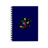 Plan To Gift Notebook A5 Plain Alphabet I Notebook Wire Bound Spiral Printed Pages:160 (Size A5)
