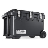IRIS USA Hugel 64 QT Wheeled Cooler, Heavy-Duty Ice Chest with Metal Buckles, Leak-Resistant, Durable Hard Cooler for Camping, F