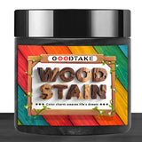 GOODTAKE Black Wood Stain Powder, 2 LB Bulk Wood Dye Powder that Makes Vibrant Wood, Premium Fast Dry Wood Stain Powder for Craf
