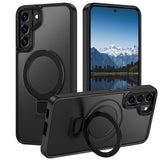 Casehas for Samsung Galaxy S22 Plus Case,with Magnetic Invisible Stand [Military Drop Protection] [Compatible with MagSafe] Shoc
