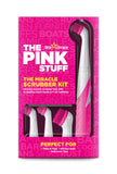 Stardrops - The Pink Stuff - The Miracle Scrubber Kit - 4 Cleaning Brush Heads -Like New