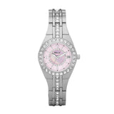 RELIC by Fossil Women's Queen's Court Three-Hand Date Silver Stainless Steel Bracelet Dress Watch (Model: ZR11787)