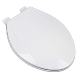 Bath D cor 2F1E6-04 Slow Close Plastic Elongated Top Mount Toilet Seat with Adjustable Release and Clean Hinge