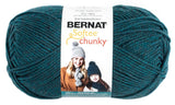 Bernat Big Ball Chunky Solid Yarn, 14 oz, Gauge 6 Super Bulky, 100% Acrylic, Teal