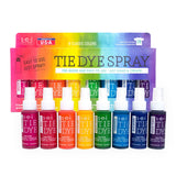 S.E.I. Classic Tie Dye Kit, Fabric Dye Spray Set, Easy Clean Up, Easy Application, Spray Tie Dye Kit - 8 Pack of Colors