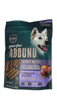 Abound Grain Free Natural Duck, Sweet Potato & Blueberry, Jerky Bites Dogs Treats 12oz