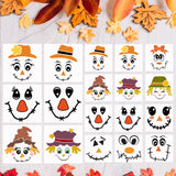 Fall Stencils Scarecrow Stencils Reusable Autumn Stencil DIY Crafts Templates for Painting on Wood Block T-Shirts Holiday Decor