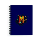 Plan To Gift Notebook Unruled Alphabet M Notebook Wire Bound Spiral Printed Pages:160 (Size A5)