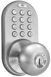 MiLocks DKK02SN Indoor Electronic Touchpad Keyless Entry Door Lock, Satin Nickel