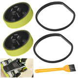 Upgraded Replacement Wheel & Gasket for Ryobi 18v Cordless Stick Vac PCL720B, PCL720K, PBLSV716B, PBLSV716K, PBLSV717B, PBLSV717