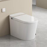 MEJE #A5 - Basic Smart Function Toilet with Built-in Heated Seat, Elongated Tankless Toilet with Auto Flushing, Foot Kick Flushi