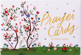 WORLD TRAVELER Thimblepress Prayer Cards, 24 Double Sided Prayer & Scripture Cards, Gift Boxed, 4x6 Inch
