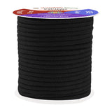 Mandala Crafts 4mm 30 Yards Black Soft Drawstring Replacement Rope Upholstery Crochet Macram  Cotton Welt Trim Piping Cord