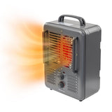 Comfort Zone Electric Portable Milkhouse Style Utility Space Heater with Adjustable Thermostat, Overheat Protection, and Safety 