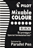 Pilot Parallel Pen Refill Black 6 Pack