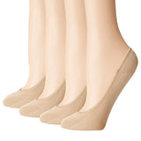 Missby Women And Girls Cotton Invisible Low Cut No Show Loafer Socks For Formal & Sports Wear (Beige, 4)