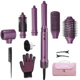Mythsight StyleVibe 6-in-1 Air Styler, Diffuser Hair Dryer & Blow Dryer Brush with Travel Bag - Auto Wrap Curls (L/R), Fast Dryi