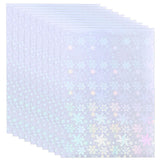 PATIKIL 11.7 x 8.3 Inch Holographic Sticker Paper, 10 Sheets A4 Polypropylene SelfAdhesive Transparent Waterproof Laminating Fi